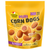 Foster Farms Corn Dogs, Honey Crunchy, Mini, 13.3 Ounce