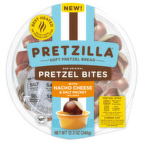 Pretzilla Bread, Soft Pretzel, Bites with Nacho Cheese, 12.3 Ounce