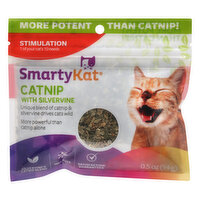 SmartyKat Catnip, with Silvervine, 0.5 Ounce