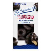 Entenmann's Pop'ettes Rich Frosted Donuts- Mini Donuts, 8  count, 14 oz, 8 Each