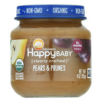 HappyBaby Pear Prune, Stage 2, 4 Ounce