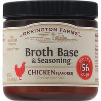 Orrington Farms Broth Base & Seasoning, Chicken Flavored, 12 Ounce