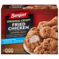 Banquet Original Crispy Fried Chicken Tender Bone-In Chicken Frozen Meal, 29 Ounce