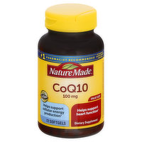 Nature Made CoQ10, 100 mg, Softgels, Value Size, 72 Each