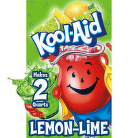 Kool-Aid Unsweetened Lemon Lime Artificially Flavored Powdered Soft Drink Mix, 0.13 Ounce