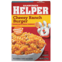 Hamburger Helper Cheesy Ranch Burger, Creamy & Cheesy Sauce, 5.9 Ounce