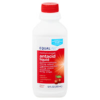 Equaline Antacid Liquid, Cherry Flavor, Maximum Strength, 12 Ounce