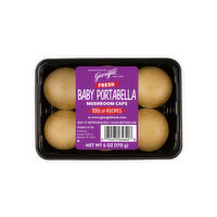 Giorgio Baby Portabella Mushroom Caps, 6 Ounce