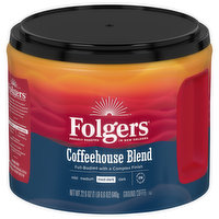 Folgers Coffee, Ground, Med-Dark, Coffeehouse Blend, 22.6 Ounce