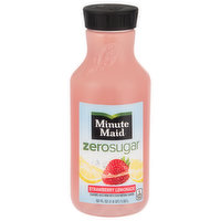 Minute Maid Juice Blend, Strawberry Lemonade, Zero Sugar, 52 Fluid ounce