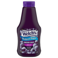 Welch's Jelly, Reduced Sugar, Concord Grape, 17.1 Ounce