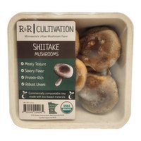 R&R Cultivation Local Organic Shiitake Mushrooms, 3.5 Ounce