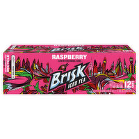 Brisk Iced Tea, Raspberry, 12 Each