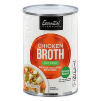 ESSENTIAL EVERYDAY Broth, Fat Free, Chicken, 14.5 Ounce