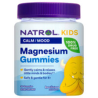 Natrol Kids Magnesium, Calm/Mood, Gummies, Razzilicious, 30 Each