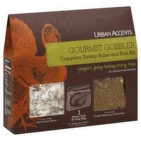 Urban Accents Gourmet Gobbler Turkey Brine and Rub Kit, Complete, 1 Each