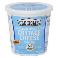 Old Home Cottage Cheese, 1% Lowfat Small Curd, 1% Milkfat, 22 Ounce