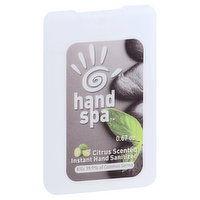 Hand Spa Hand Sanitizer, Instant, Citrus Scented, 0.67 Ounce