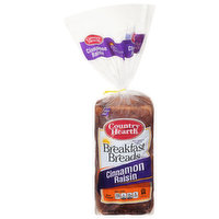 Country Hearth Breads, Cinnamon Raisin, Breakfast, 22 Ounce