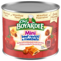 Chef Boyardee Beef Ravioli & Meatballs, Mini, 7.5 Ounce