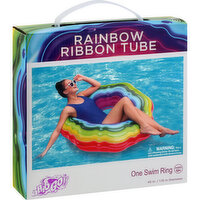 H2O GO! Swim Ring, Rainbow Ribbon Tube, 1 Each