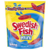 Swedish Fish Candy, Soft & Chewy, Mini, Family Size, 28.8 Ounce