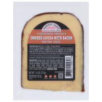 Yancey's Fancy Cheese, Smoked Gouda with Bacon, New York, 7.6 Ounce