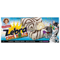 Little Debbie Cake Rolls, Zebra, 6 Each