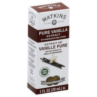 Watkins Vanilla Extract, Pure, with Madagascar Vanilla Beans, 1 Ounce