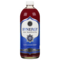 GT's Synergy Raw Kombucha, Gingerberry, 48 Fluid ounce