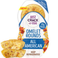 Just Crack An Egg All American Egg Bites with Eggs, Uncured Bacon & Sharp Cheddar Cheese, 2 Each