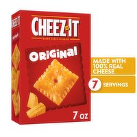 Cheez-It Cheese Crackers, Original, 7 Ounce