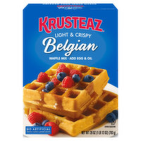 Krusteaz Light & Crispy Belgian Waffle Mix, 28 Ounce
