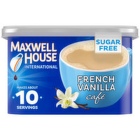 Maxwell House International French Vanilla Cafe-Style Sugar Free Instant Coffee Beverage Mix, 4 Ounce