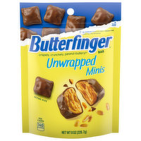 Butterfinger Bar, Unwrapped, Minis, 8 Ounce