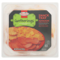 Hormel Gatherings Snack Tray, Pepperoni, 14 Ounce