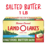 Land O Lakes Salted Butter in Half Sticks, 1 Pound