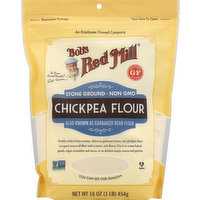 Bobs Red Mill Flour, Chickpea, Stone Ground, 16 Ounce