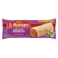 El Monterey Burrito, Beef & Bean, 4 Ounce