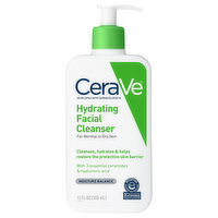 CeraVe Facial Cleanser, Hydrating, 12 Fluid ounce