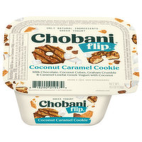 Chobani Flip Yogurt, Greek, Coconut Caramel Cookie, 4.5 Ounce
