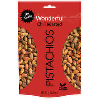 Wonderful Pistachios, No Shells, Chili Roasted, 11 Ounce