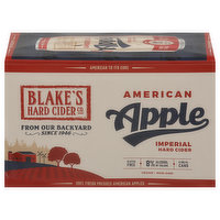 Blake's Hard Cider Co. Hard Cider, Imperial, American Apple, 6 Each