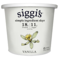 Siggi's Yogurt, Nonfat, Vanilla, 1.5 Pound