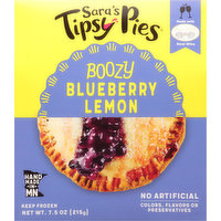 Sara's Tipsy Pies Pie, Boozy, Blueberry Lemon, 7.5 Ounce