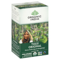 Organic India Herbal Supplement, Tulsi Original, Caffeine Free, Infusion Bags, 18 Each