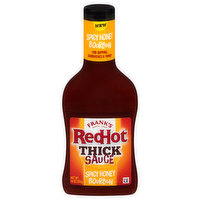 Franks RedHot Thick Sauce, Spicy Honey Bourbon, 14 Ounce