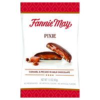 Fannie May Milk Chocolate, Caramel & Pecans, Pixie, 1.5 Ounce