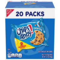 Chips Ahoy! Cookies, Real Chocolate Chip, Original, 20 Each