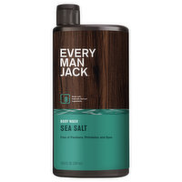 Every Man Jack Body Wash, Sea Salt, 16.9 Fluid ounce